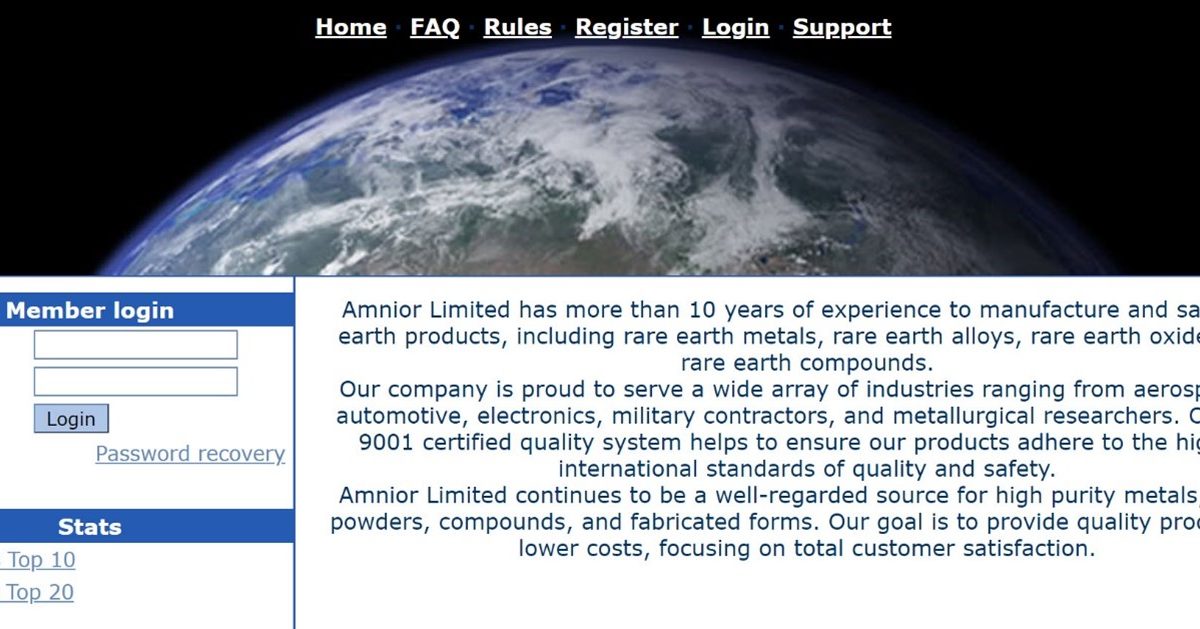 سایت Aminor؛ پرداخت سود روزانه 0.4 تا 1 درصد برای مبالغ مختلف سرمایه گذاری
